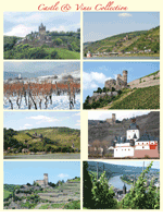 european christmas market greeting cards