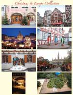 european christmas market greeting cards